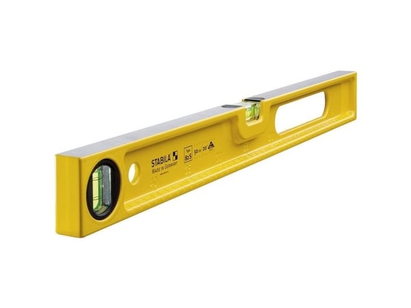 Stabila Typ 82 S, 50 cm 2594 vattenpass i lättmetall, 0,5 mm/m Stabila Typ 82 S, 50 cm 2594 vattenpass i lättmetall, 0,5 mm/m