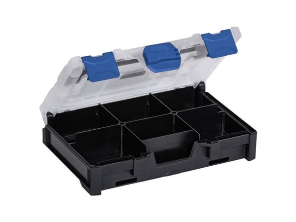 Allit EuroPlus MetaBox mini 63 sortimentslåda (L x B x H) 250 x 167 x 63 mm antal fack: 6 innehåll: 1 st