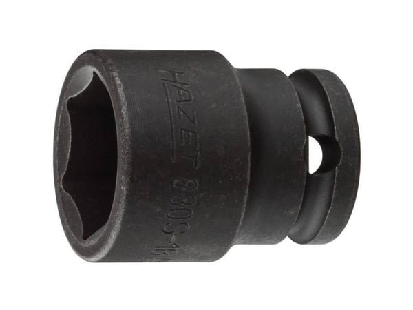 HAZET 880S-18, Kraftpipe, Svart, 1 hoder, 3/8", Imperisk, 18 mm