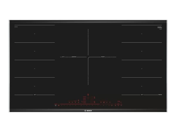 Bosch Serie 8 PXV975DV1E induksjonstopp 90 cm 5 soner, svart