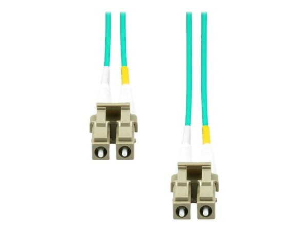 ProXtend - Koblingskabel - LC/UPC-multimodus (hann) til LC/UPC-multimodus (hann) - 10 m - 2 mm - fiberoptisk - dupleks - 125 mikroner - OM3 - halog...