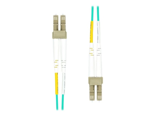 ProXtend - Koblingskabel - LC/UPC-multimodus (hann) til LC/UPC-multimodus (hann) - 10 m - 2 mm - fiberoptisk - dupleks - 125 mikroner - OM3 - halog...