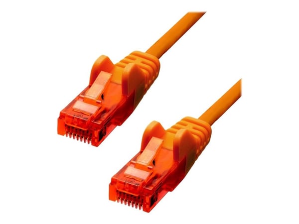ProXtend - Koblingskabel - RJ-45 (hann) til RJ-45 (hann) - 5 m - 5 mm - UTP - CAT 6 - IEEE 802.3af - med støvel, uten hindringer, flertrådet - oransje