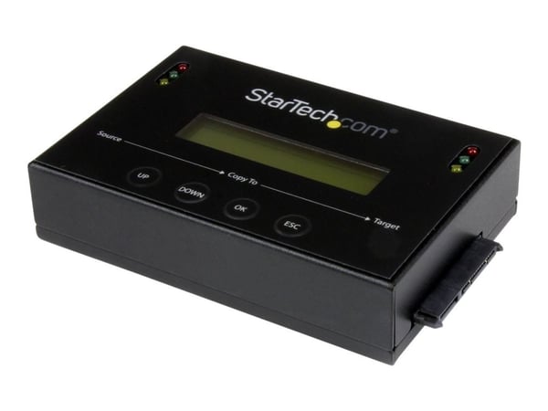 StarTech 11 Standalone Hard Drive Duplicator with Disk Image Library Manager For Backup & Restore, Store Several Images on one 2.53.5 SATA Drive, H...