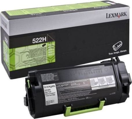 Lexmark 52D2H0R, 25000 sider, Svart, 1 stykker