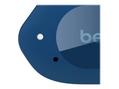 Belkin SoundForm Play - True wireless-hodetelefoner med mikrofon - i øret - Bluetooth - aktiv støydemping - blå