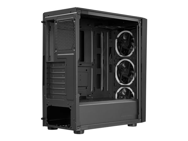 Cooler Master CMP 510 - Mid tower - ATX - sidepanel med vindu (herdet glass) - ingen strømforsyning (ATX) - svart - USB/lyd