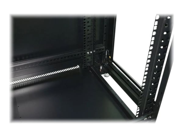 Extralink - Rack skap - 600x1000 mm - står på gulv - svart - 32U - 19"