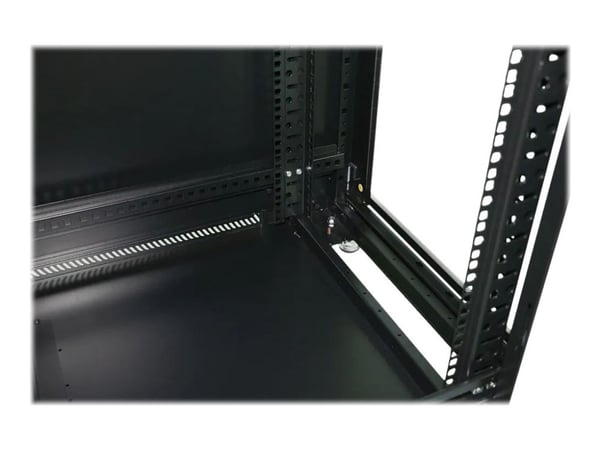 Extralink - Rack skap - 600x1000 mm - står på gulv - svart - 37U - 19"