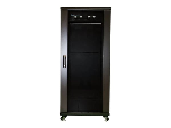 Extralink - Rack skap - 600x1000 mm - står på gulv - svart - 37U - 19"