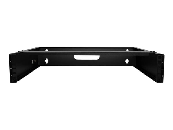 StarTech.com 2U Wall Mount Rack, 19" Wall Mount Network Rack, 14 inch Deep (Low Profile), Wall Mounting Patch Panel Bracket for Network Switches, I...