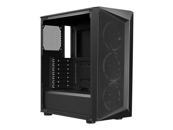 Cooler Master CMP 510 - Mid tower - ATX - sidepanel med vindu (herdet glass) - ingen strømforsyning (ATX) - svart - USB/lyd