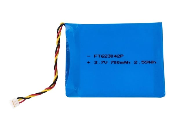 Socket Mobile - Batteri for strekkodeleser - litiumion - 700 mAh - 2.59 Wh - for DuraScan D800, D840, D860; DuraSled DS800, DS840, DS860; SocketSca...
