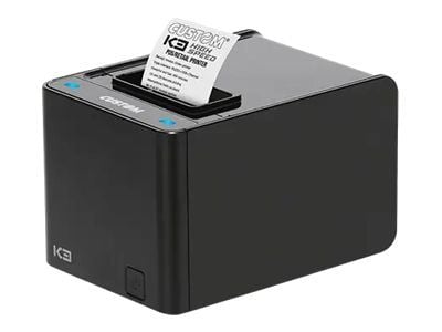 Custom K3 HS - Kvitteringsskriver - direktetermisk - Rull (8 cm) - 203 dpi - inntil 400 mm/sek - USB, LAN, RS232 - kutter