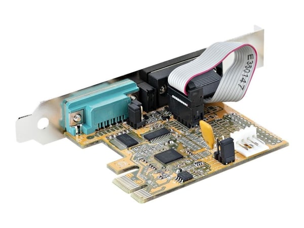 Startech 2-Port PCI Express Serial Card, Dual Port PCIe to RS232 (DB9) Serial Interface Card, 16C1050 UART, Standard or Low Profile Brackets, COM R...