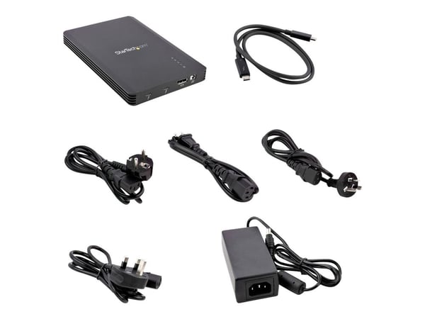 StarTech.com M2E4BTB3, SSD-kotelo, M.2, M.2, 40 Gbit/s, USB-liitettävyys, Musta