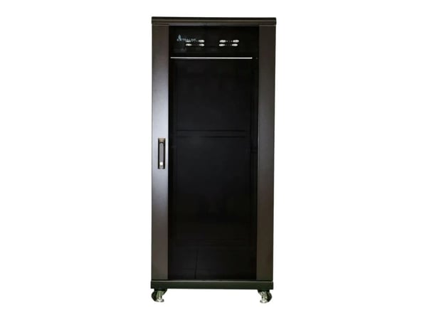 Extralink - Rack skap - 600x1000 mm - står på gulv - svart - 32U - 19"