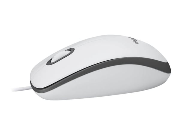 Logitech M100, Molempikätinen, Optinen, USB A-tyyppi, 1000 DPI, Musta
