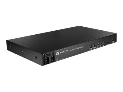 Avocent ACS 8000 Serial Console ACS8048DAC - Konsolserver - 48 portar - 1GbE, RS-232, RS-422, RS-485 - 1U - kan monteras i rack