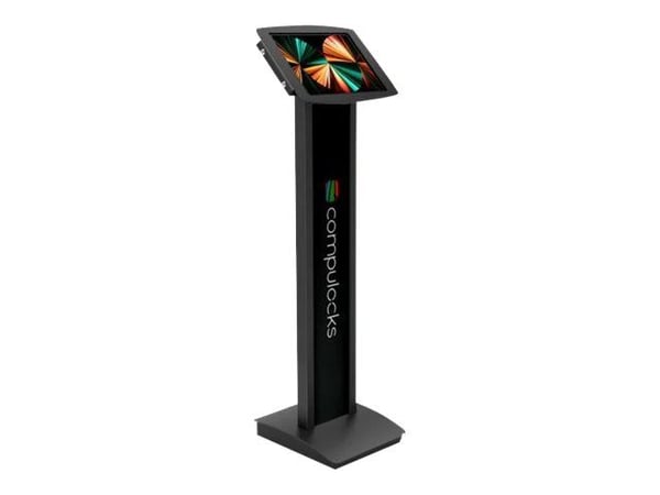 Compulocks iPad Mini 8.3" Space Enclosure Brandable Floor Stand - Monteringssett (stativ, hus) - for nettbrett - merkevaremulighet - låsbar - høyve...