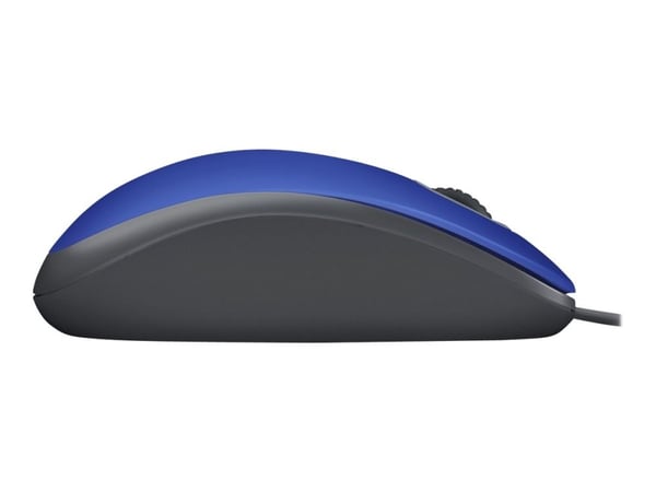 Logitech M110 Silent - Hiiri - oikea- ja vasenkätinen - optinen - 3 painiketta - langallinen - USB-A - keskiharmaa