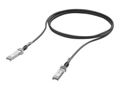 Ubiquiti - Direkte 10GBase-koblingskabel - SFP+ til SFP+ - 6 mm - passiv - svart