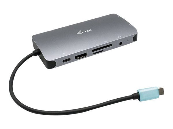 i-Tec - Dokkingstasjon - USB-C / Thunderbolt 3 - HDMI, VGA - 1GbE - 77 watt - Europa