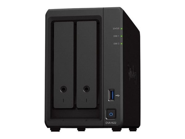 Synology Deep Learning NVR DVA1622 - NVR - 16 kanaler - med nettverk