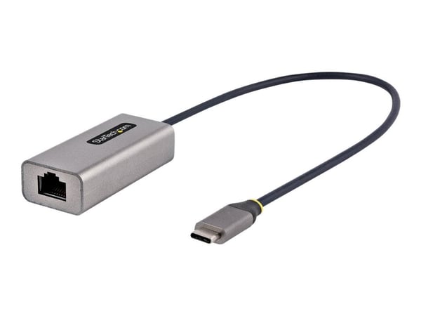 StarTech.com USB-C Ethernet-sovitin, 10/100/1000 Mbps, Gigabit-verkkosovitin, ASIX AX88179A-siru, 1ft/30cm kaapeli, USB Type C to RJ45 Ethernet Don...