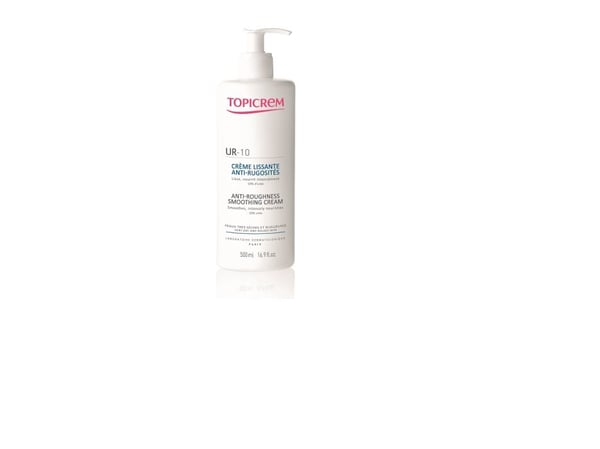 Topicrem UR-10 Anti-Roughness Smoothing Body Cream erittäin kuivalle iholle 500 ml