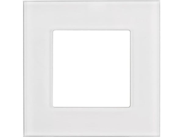 Maclean MCE730W enkel glasram, vit, 86x86 mm