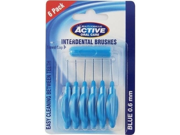Active Oral Care ACTIVE ORAL CARE_Interdentalbørster interdentalrens 0,60 mm 6 stk. Active Oral Care ACTIVE ORAL CARE_Interdentalbørster interdentalrens 0,60 mm 6 stk.