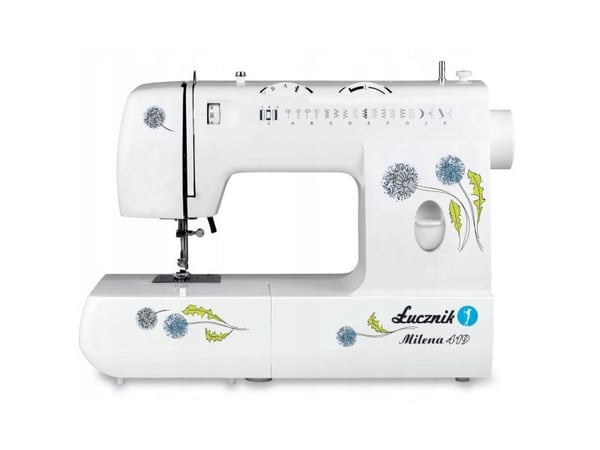 Lucznik Milena II 419, Hvit, Manuell symaskin, Sying, 4 Steg, Elektrisk, 70 W