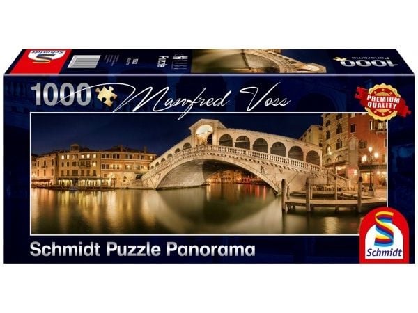Schmidt Games Schmidt Games Puslespill PQ 1000 Manfred Voss Most Rialto/Wenecja G3
