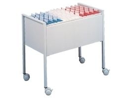 Durable 309510, 1 hyllyä, Harmaa, Ruostumaton teräs, 4 renkaita, 655 mm, 368 mm