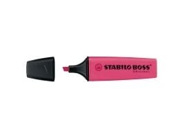 STABILO BOSS ORIGINAL, 1 stykker, Rosa, Meisel tupp, Sort, Rosa, Rektangel, 2 mm