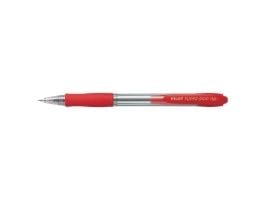 Kuglepen, Pilot Super Grip, 1 mm, medium, rød, pakke a 12 stk