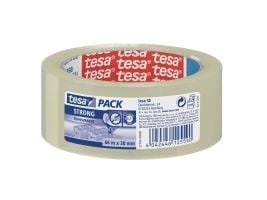 Pakketape Tesa 57165 transparent PP 38mm x 66m (stk.)