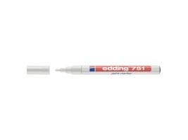 Paintmarkere, Edding® 751, rund, 1-2 mm, hvid, pakke med 10 stk