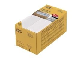 Avery Zweckform 3433 - Permanent selvklebende - hvit - 163 x 43 mm 1000 etikett(er) (500 ark x 2 permanente frankeringsetiketter)