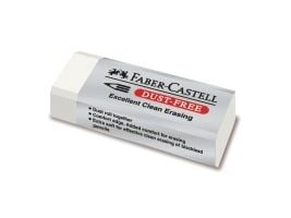 Faber-Castell - Viskelær - 6.3 x 2.2 x 1.2 cm - bløt hvitt - plastikk