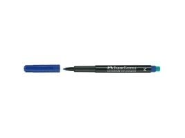 Faber-Castell MULTIMARK 1525 - Markør - permanent - blå - 1 mm - medium - med viskelær