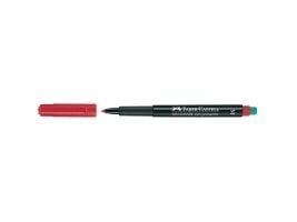 Faber-Castell MULTIMARK 1525 - Markør - permanent - rød - 1 mm - medium - med viskelær