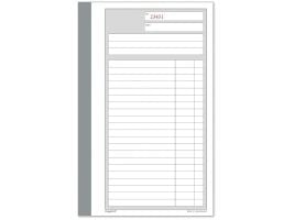 Mayland - Duplikatbok - 50 ark - 108 x 200 mm - dublett - blåpapirkopi - nummerert