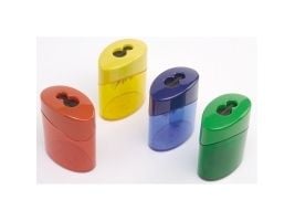 Blyantspidser Linex med automatisk lukning ass. farver (stk.)