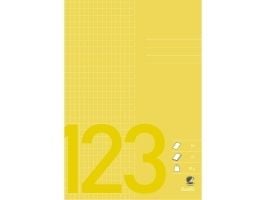 Regnehæfte Bantex A5 kvadreret 5x8 mm oliven - (25 stk.)