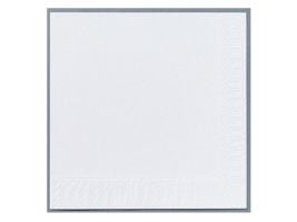 Duni - Serviett - Størrelse 24 x 24 cm - avhendbar - hvit (en pakke 500)