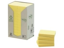 Post-It 653-1T, Rektangel, Gult, 51 mm, 38 mm, 100 ark