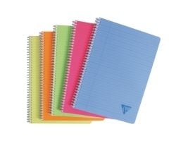 Notesbog, Clairefontaine Linicolor, A4, 90 g, 90 ark, linjeret