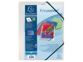 Presentationsmapp Exacompta Kreacover A4 transparent